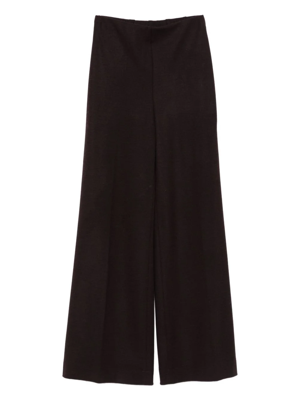 wide-leg wool trousers - 1