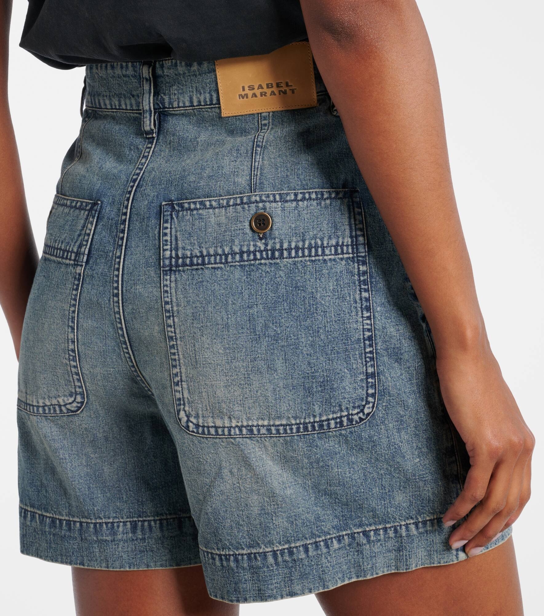 Denim shorts - 5