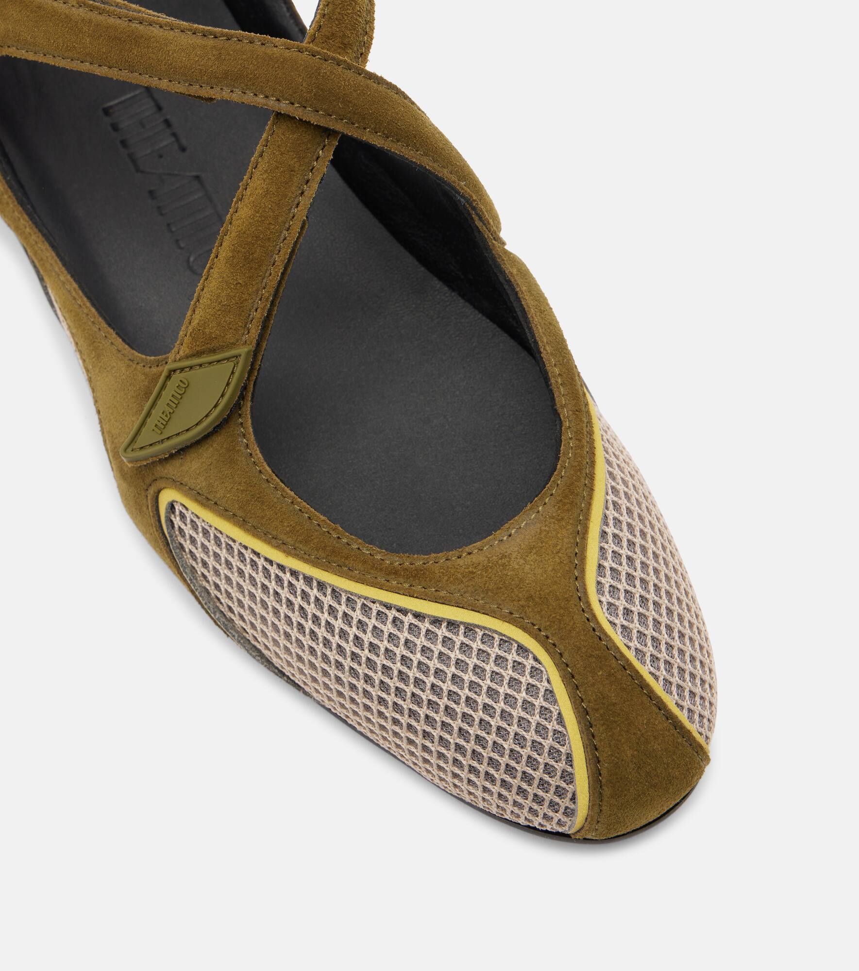 Floor 01 suede and mesh ballet flats - 5