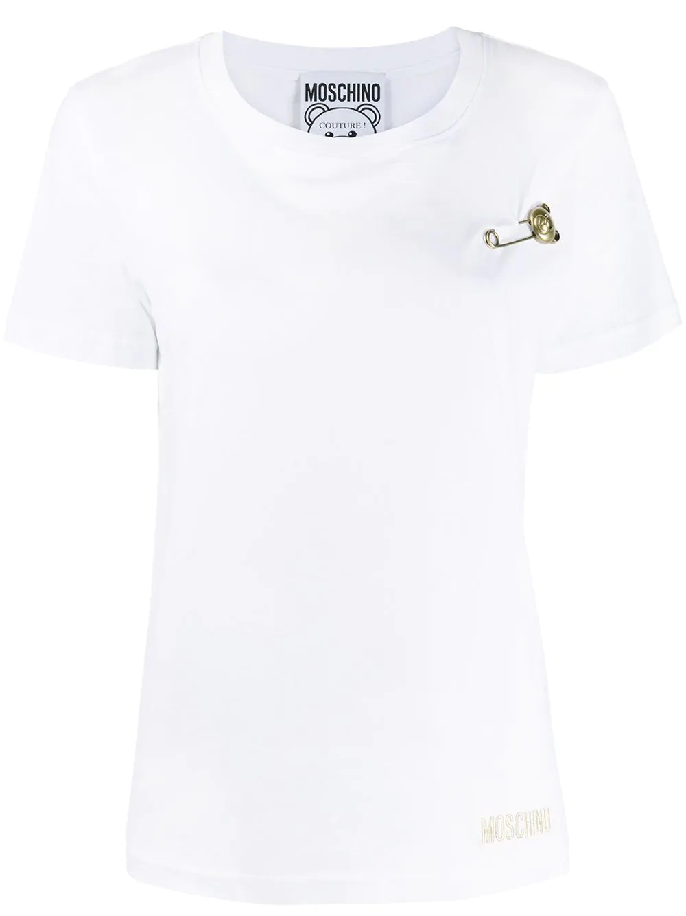 teddy pin T-shirt - 1