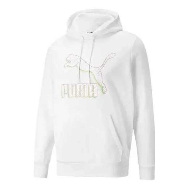 PUMA Essentials Fleece Hoodie 'White' 531370-57 - 1