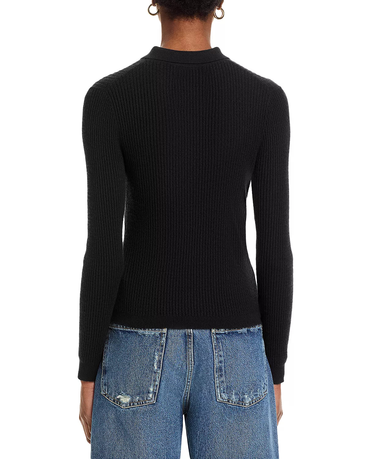 Cashmere Polo Neck Sweater - 3