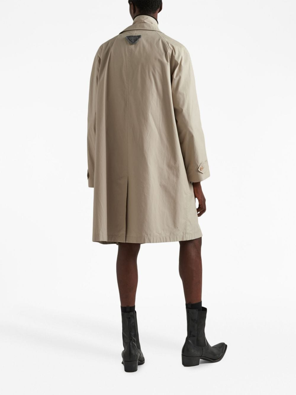 Prada Men Cotton-Blend Overcoat - 2
