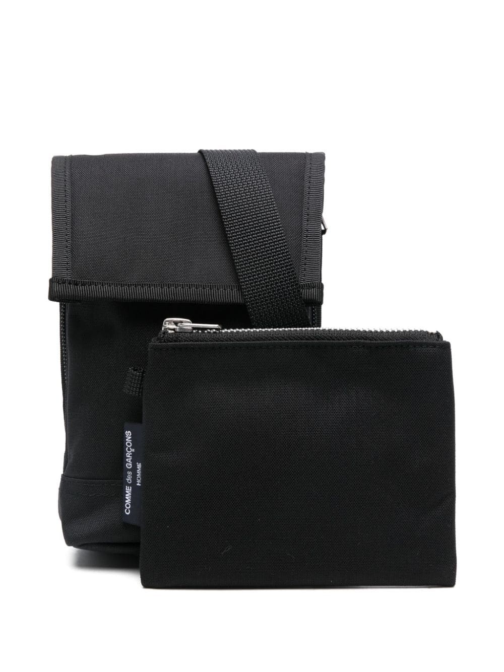 logo-patch messenger bag - 6