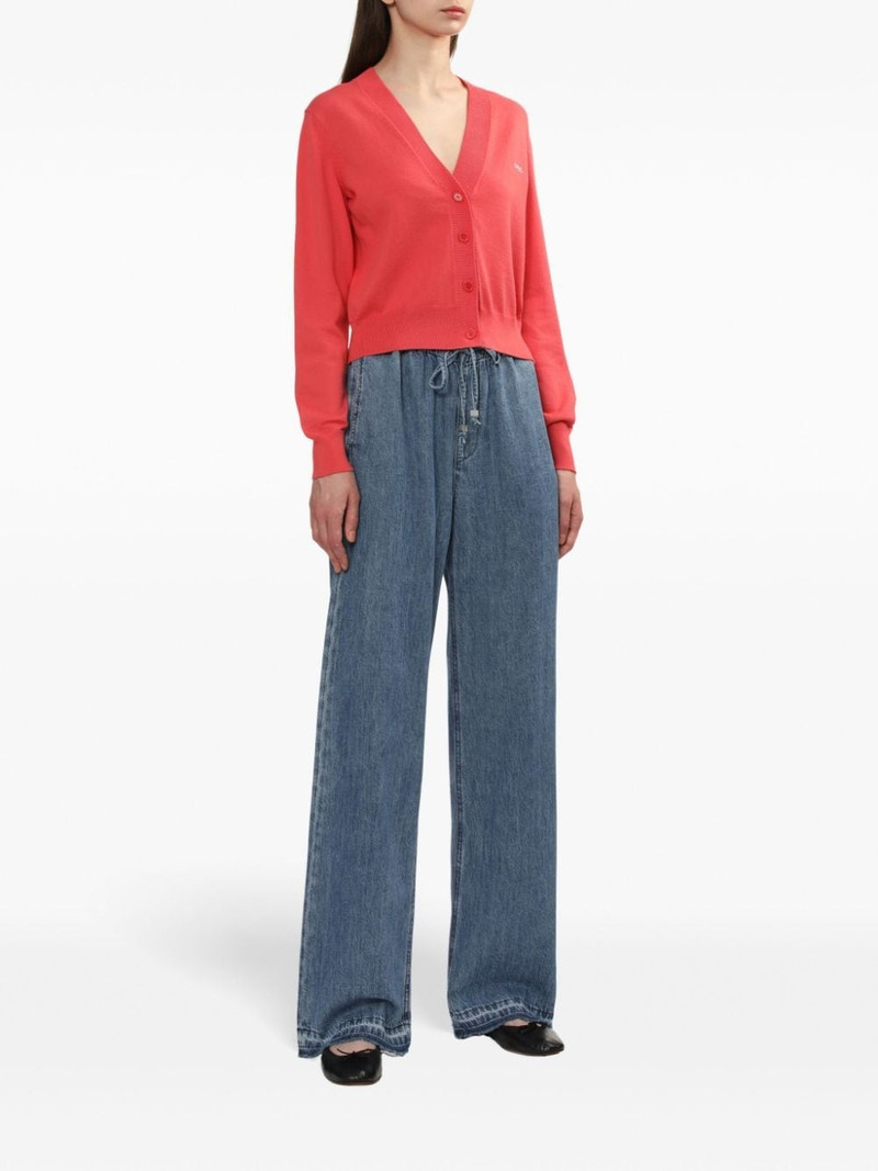A.P.C. logo-printed cardigan outlook