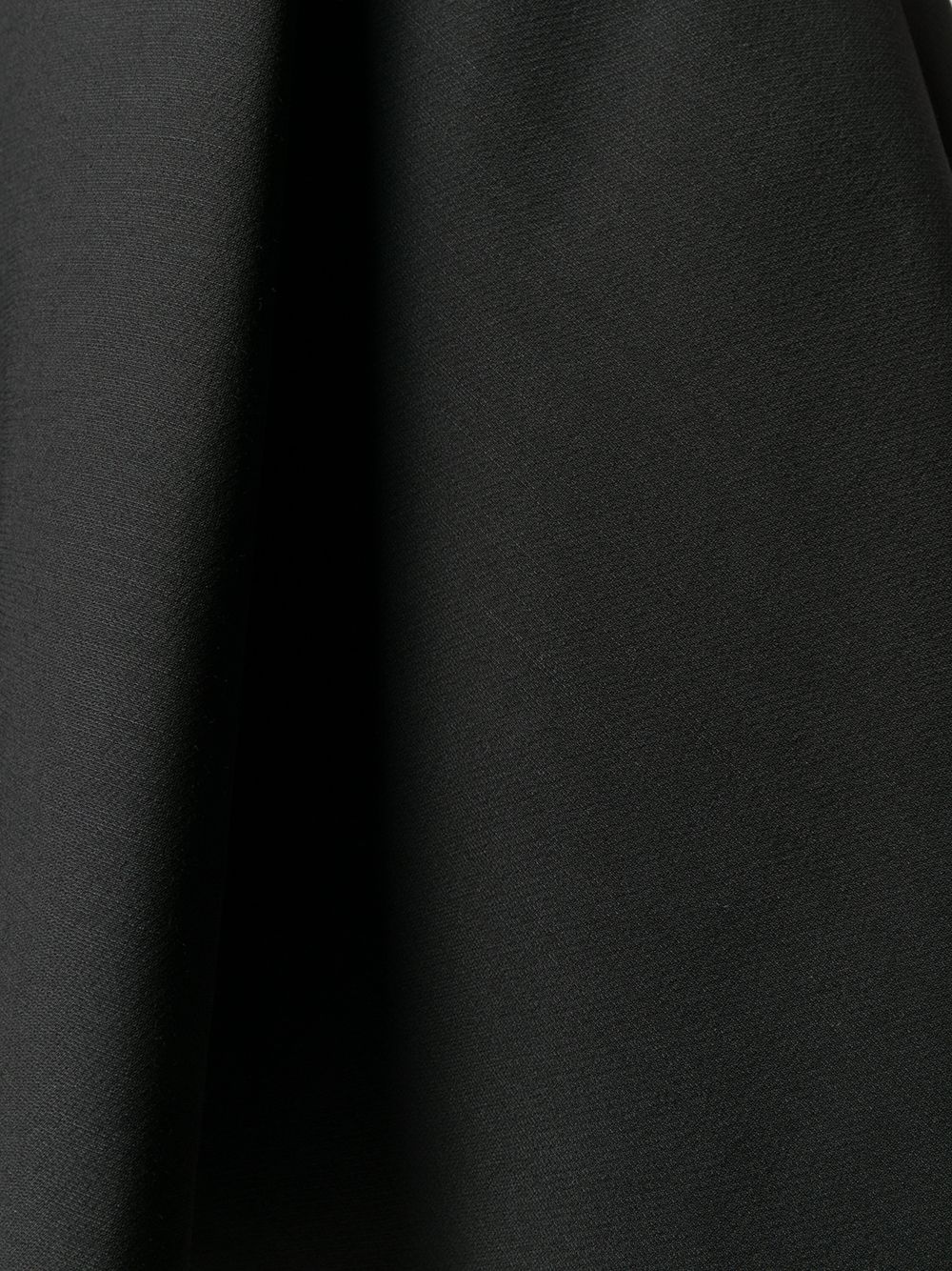 flounced crepe skirt - 5