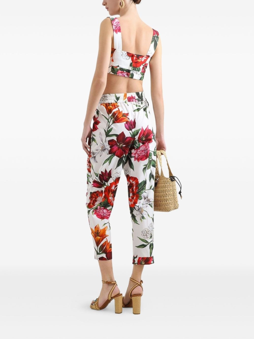 Flower print cotton top - 5