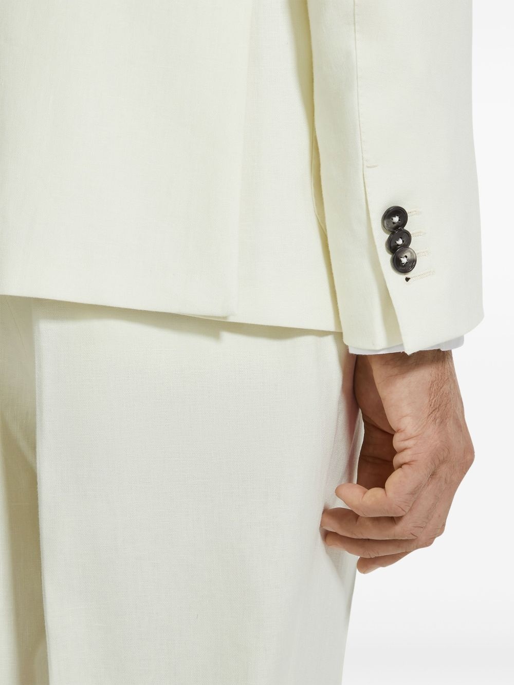 linen blazer - 5