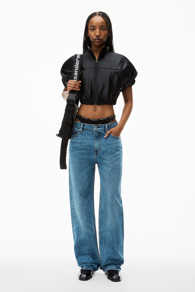 Alexander Wang Mid-Rise Jeans with Pre-Styled Logo Brief outlook