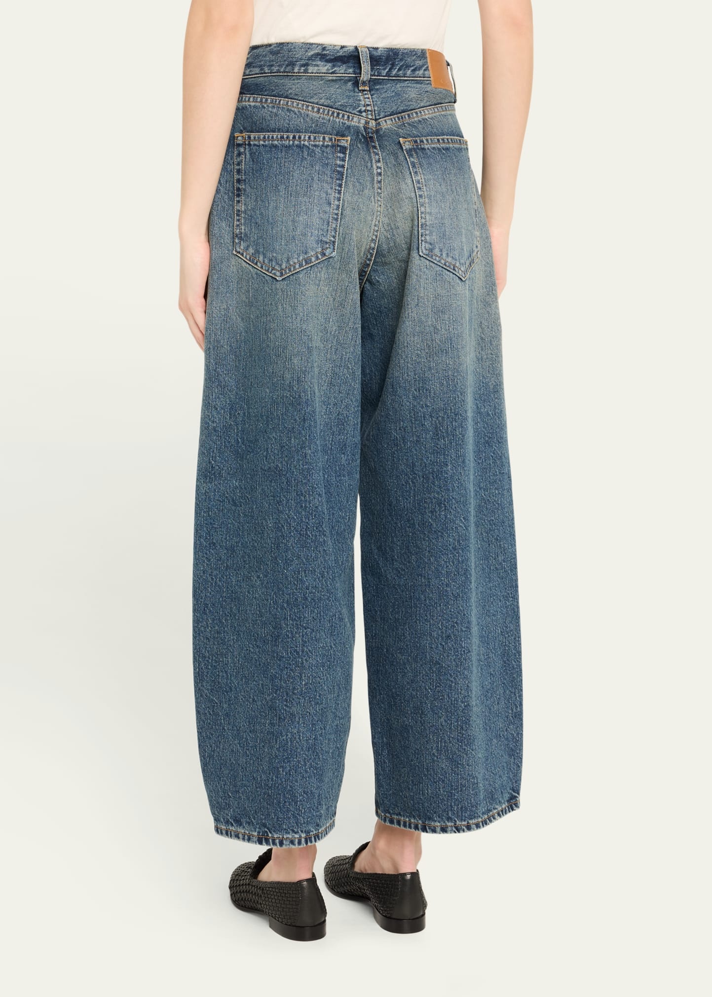 Cropped Roomy Jeans - 3
