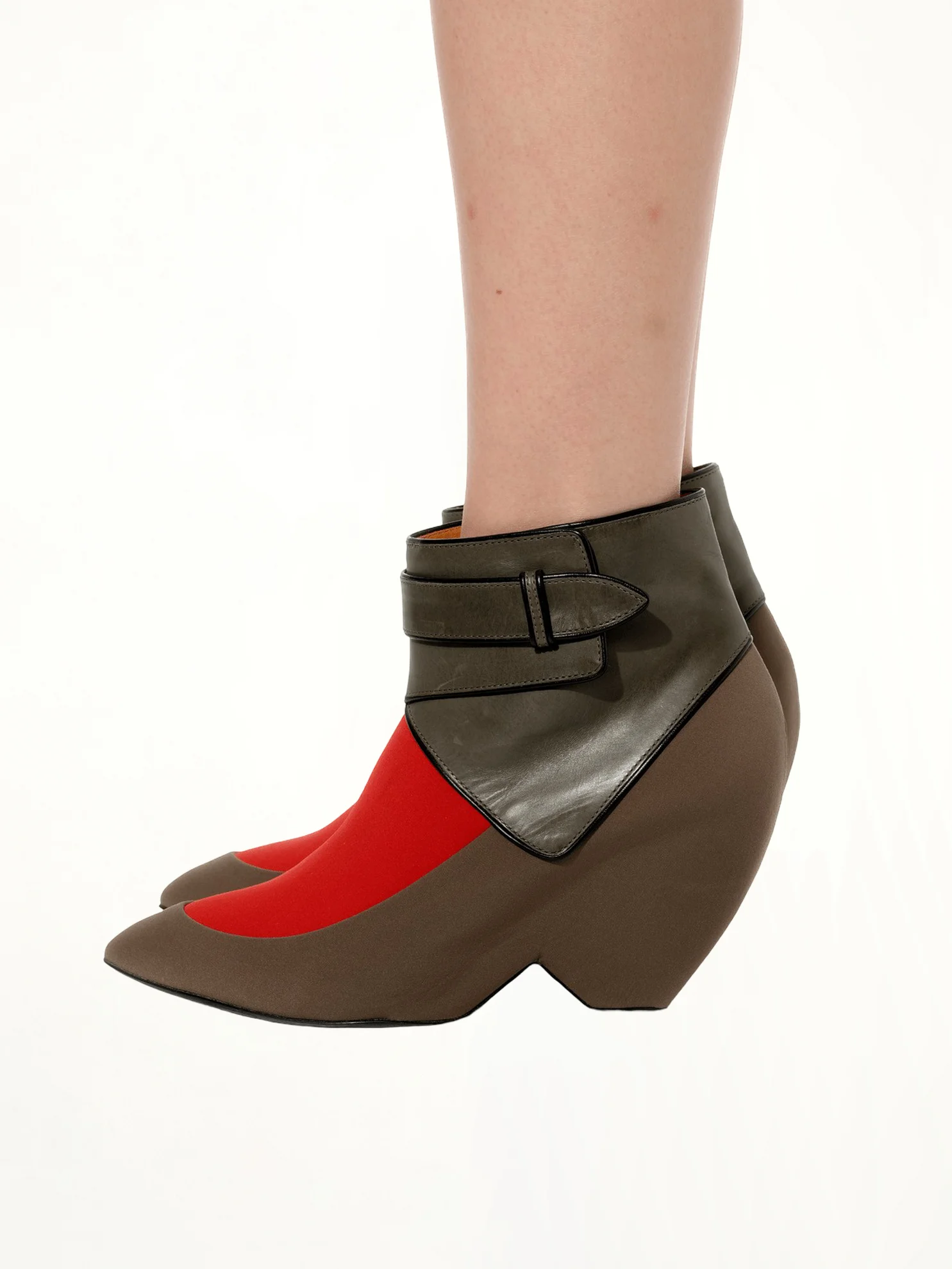 Halfboot Leather in Mix - 1