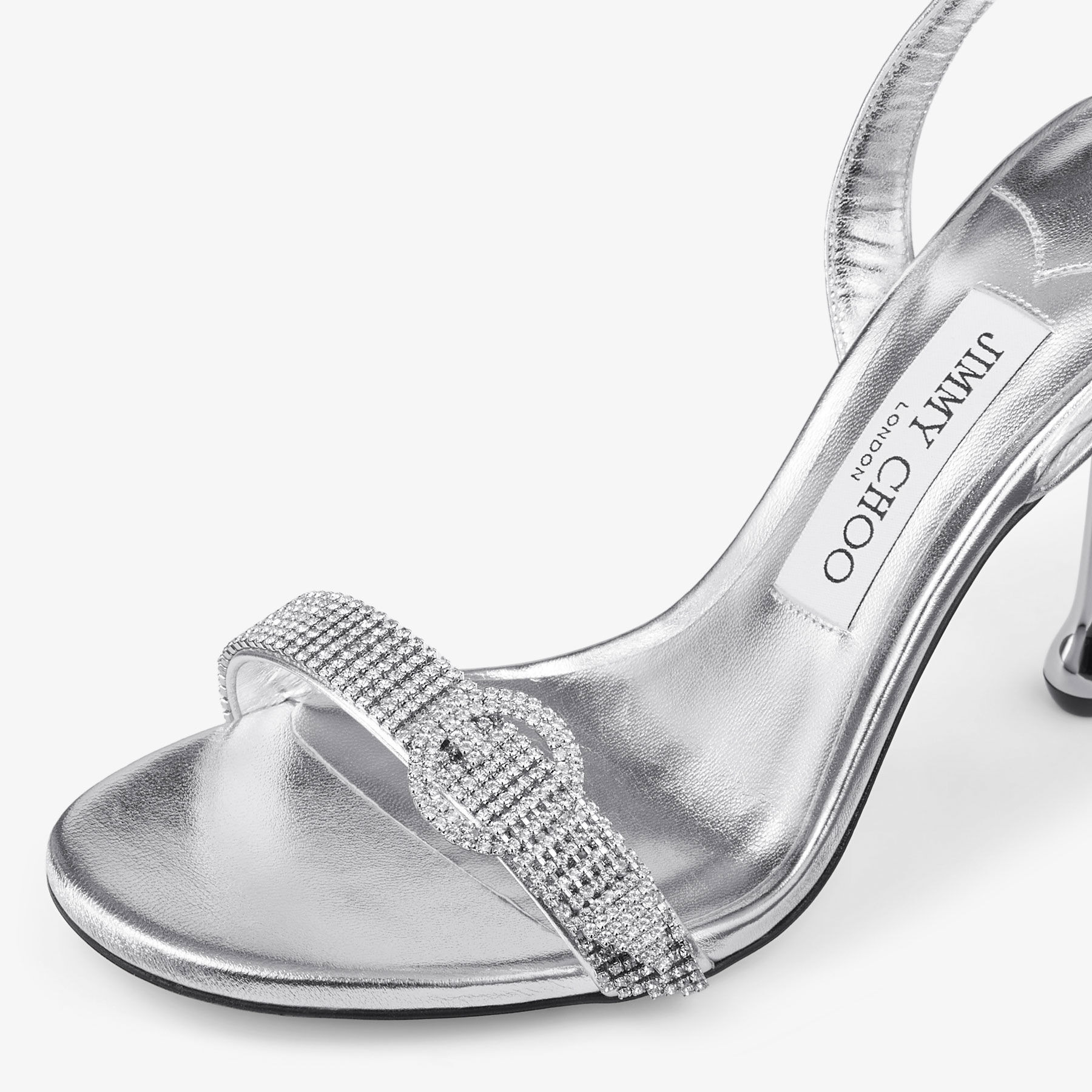 Tabatha 95
Silver Metallic Nappa Leather Sandals - 4