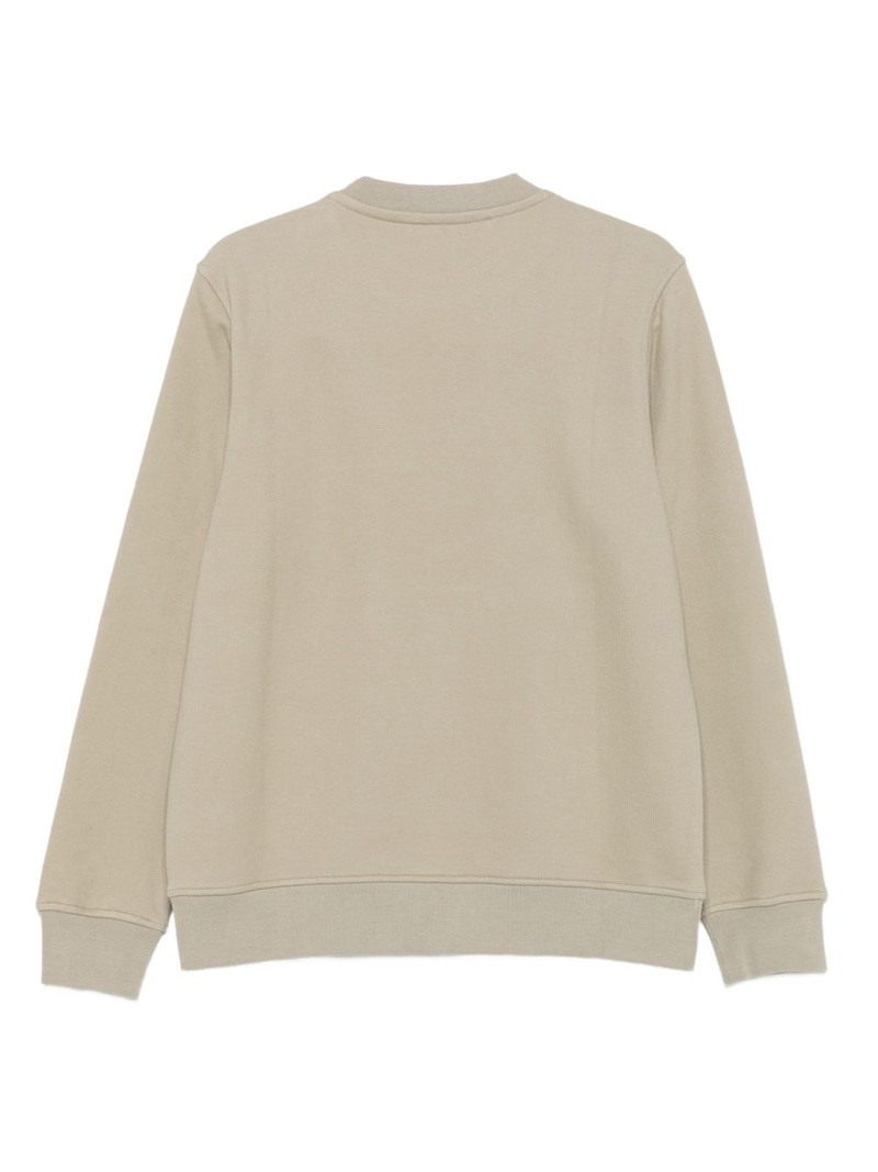 K-WAY crew-neck logo-patch sweatshirt outlook