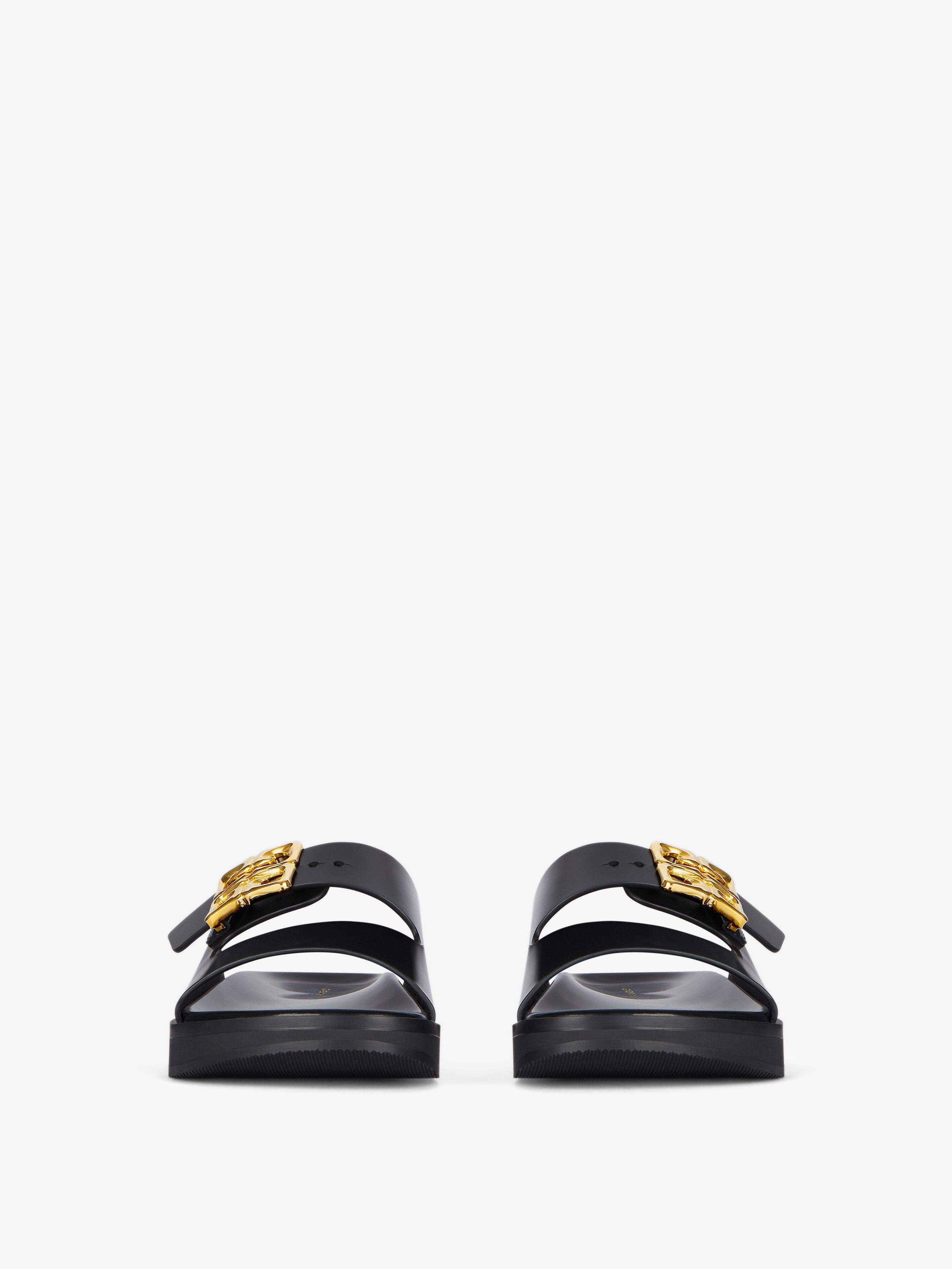 4G LIQUID FLAT MULES IN LEATHER - 2