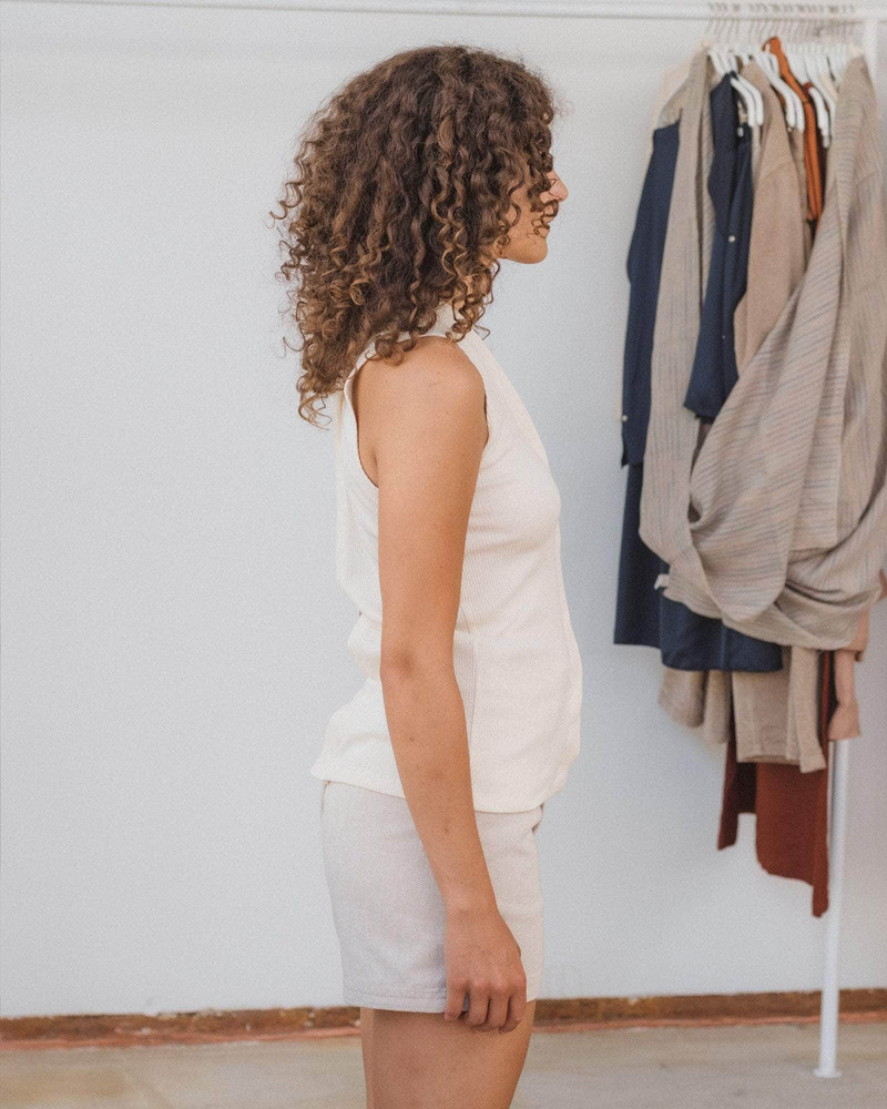 Tav Tank Snaps - Recycled Cotton Rib 3