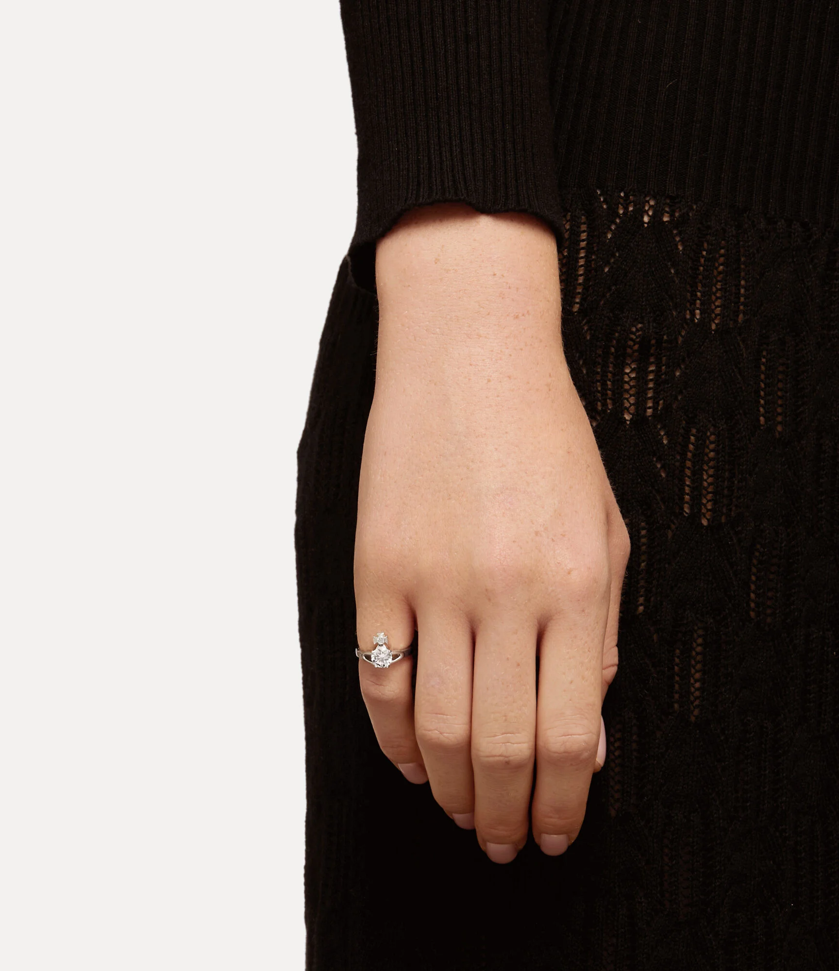 Vivienne Westwood REINA PETITE RING - 64040006-01P102-SM-PLATINUM
