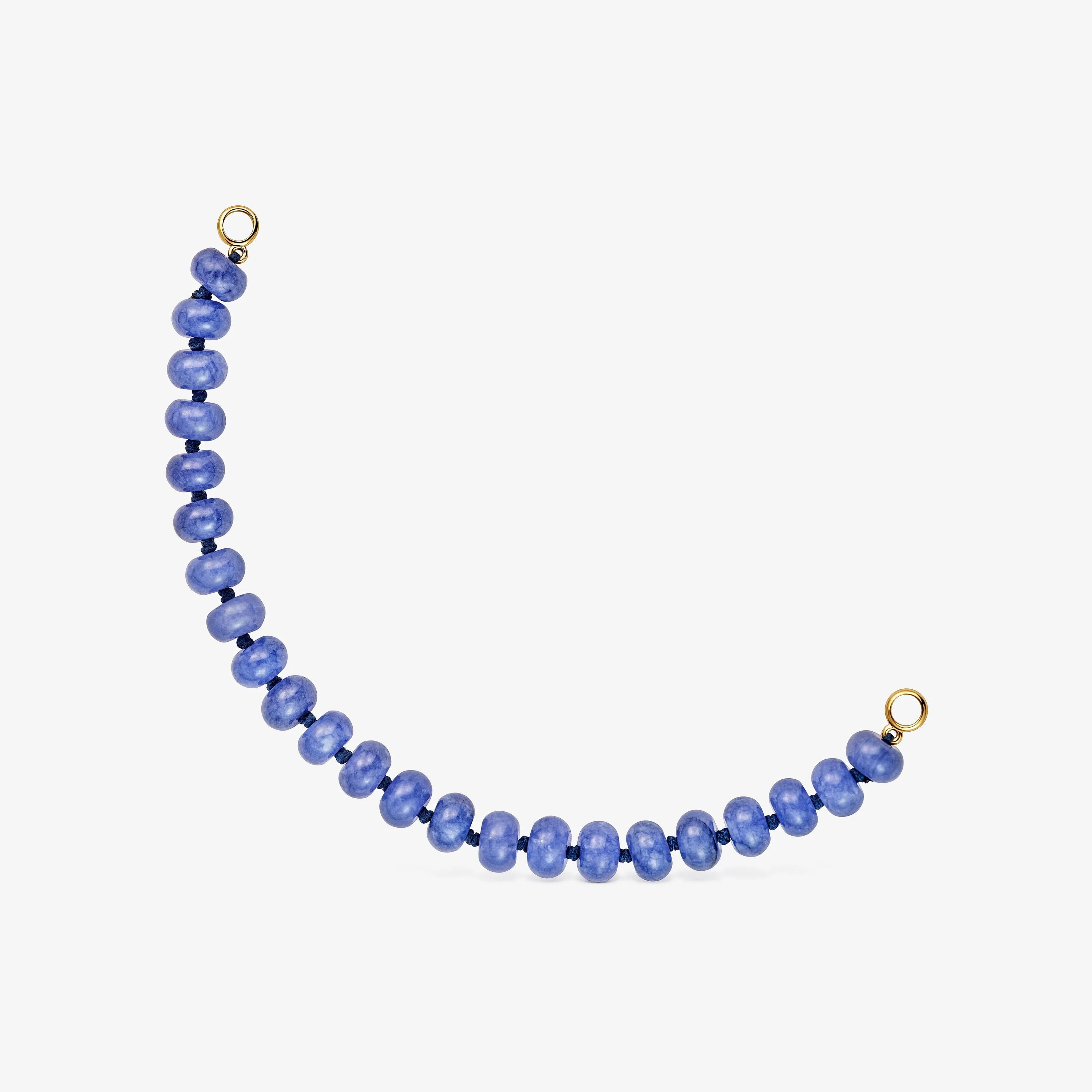 Hold Oval Bracelet with 18K gold vermeil and blue quartzite - 1