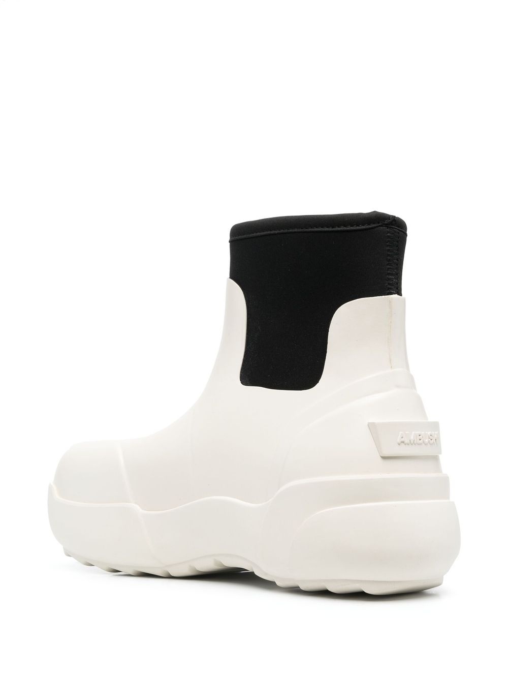 logo-detail chunky ankle boots - 3