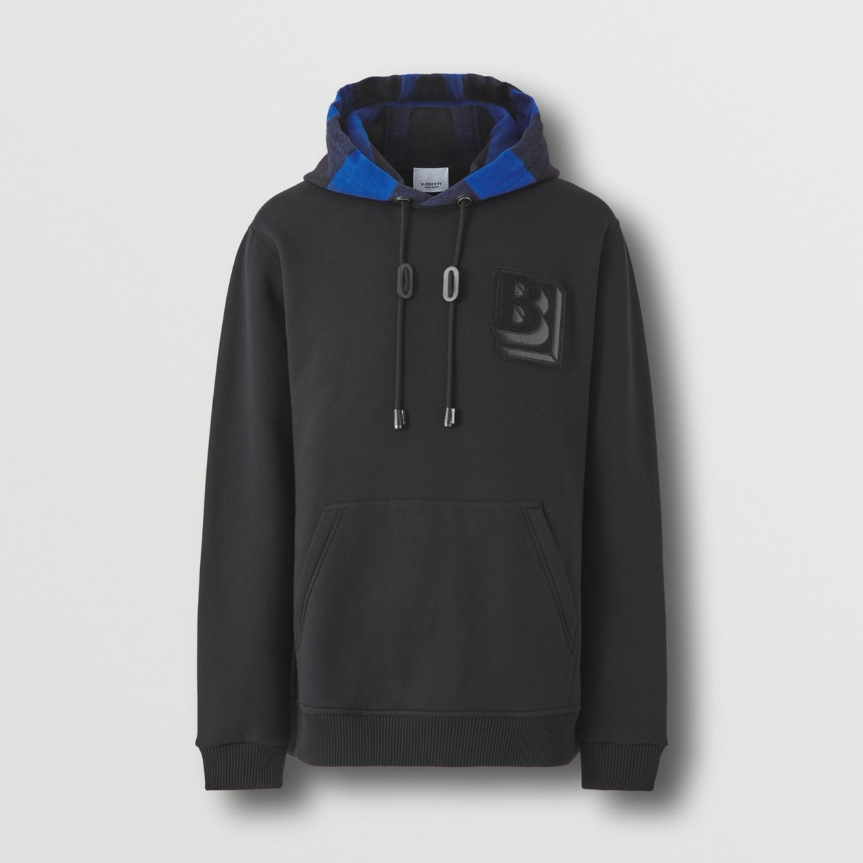 Letter Graphic Cotton Blend Hoodie - 1