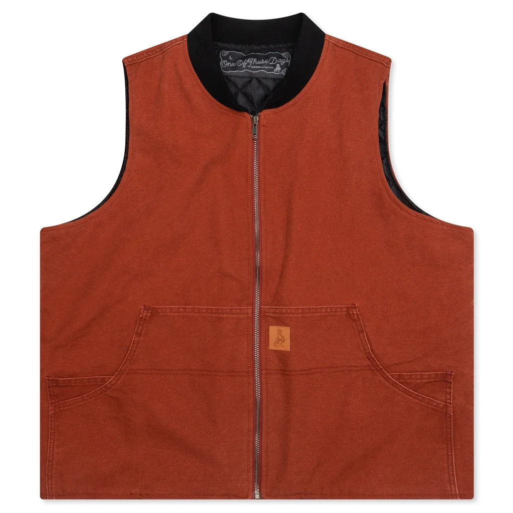 WORK VEST - RUST - 1
