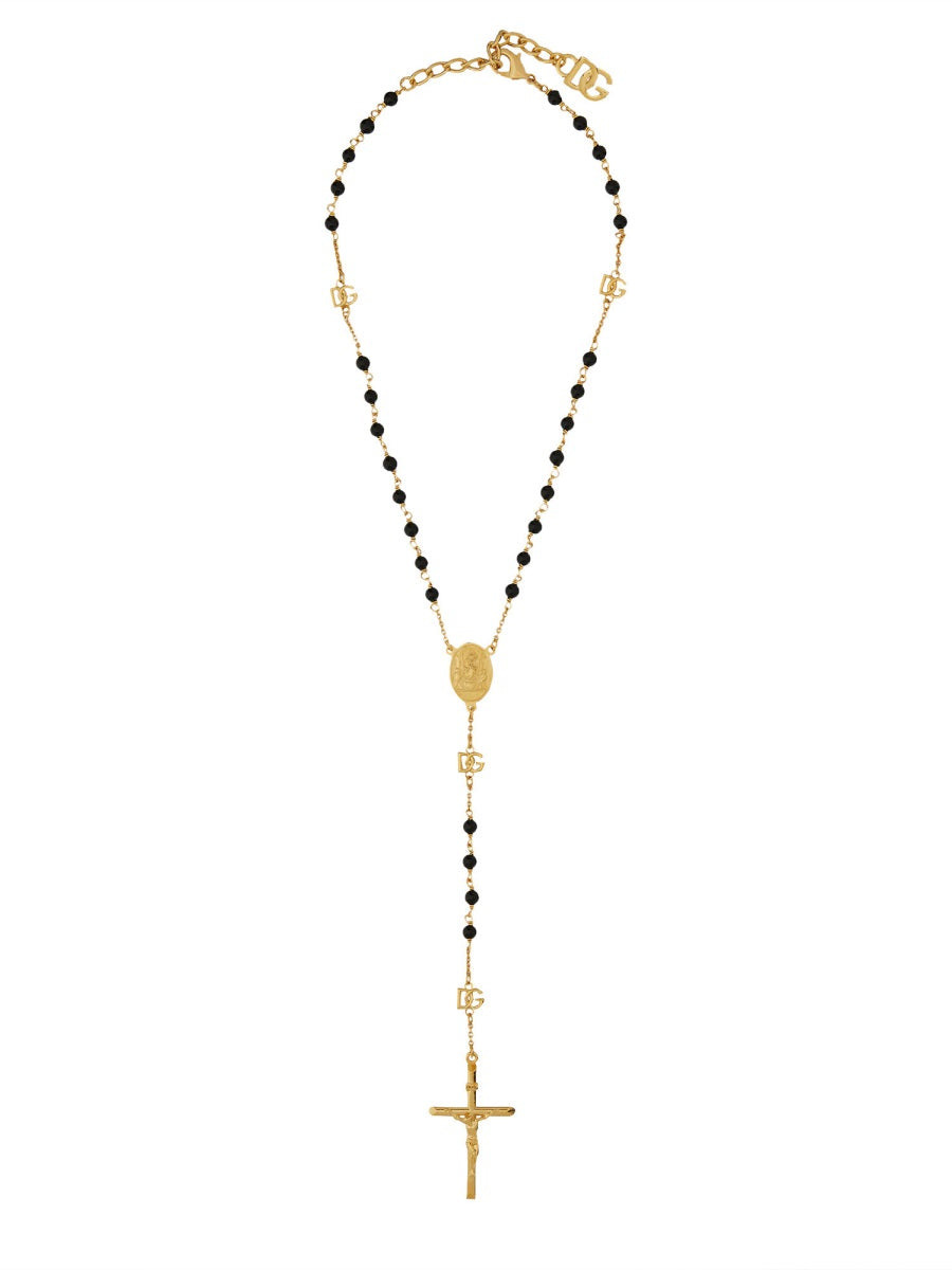 Rosary Style Necklace - 1