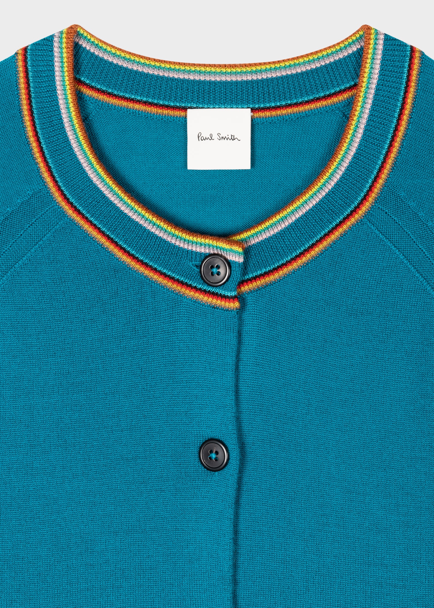 'Signature Stripe' Trim Cardigan - 2