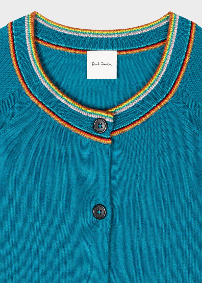 Paul Smith 'Signature Stripe' Trim Cardigan outlook