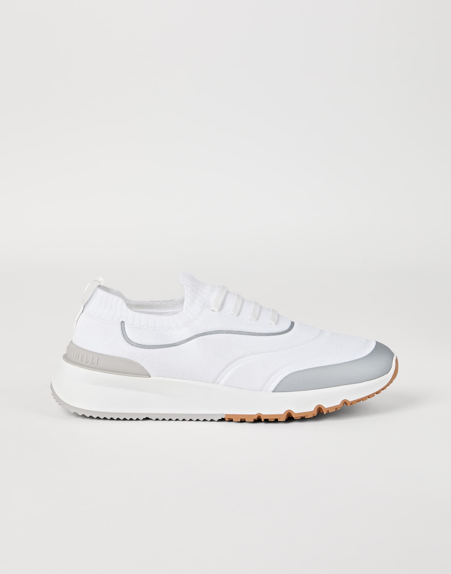 Techno cotton knit runners with heat-bonded details - 5