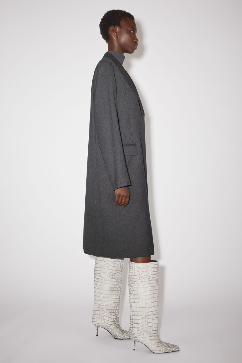 Acne Studios Leather heel boots - Off white outlook