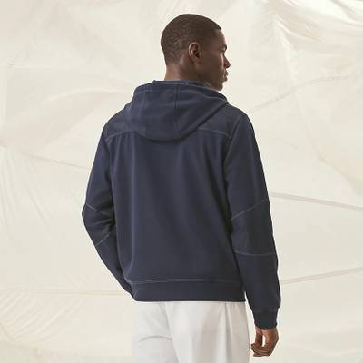 Hermès "Voil'H " zipped hooded sweater outlook