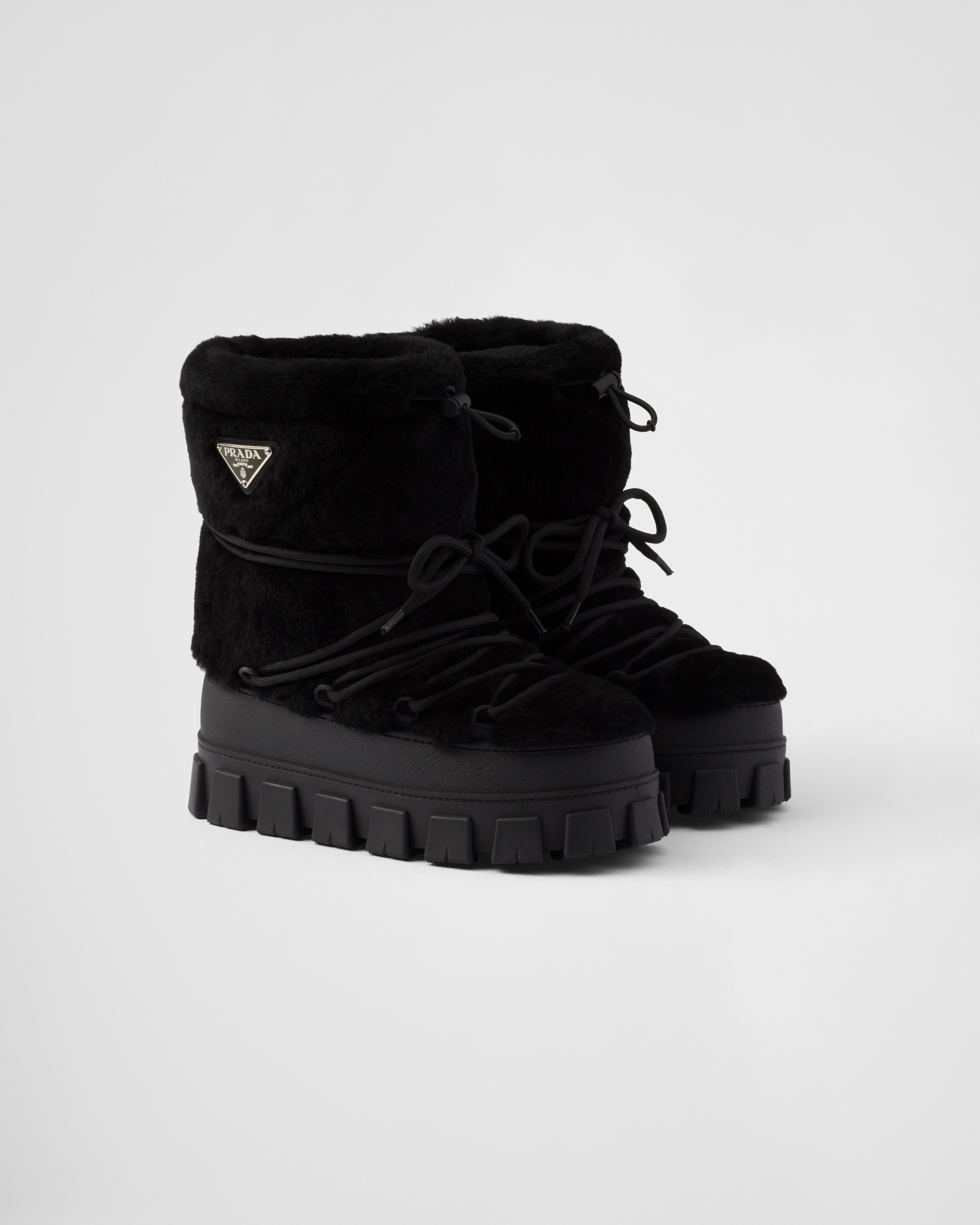 Shearling après ski booties - 1