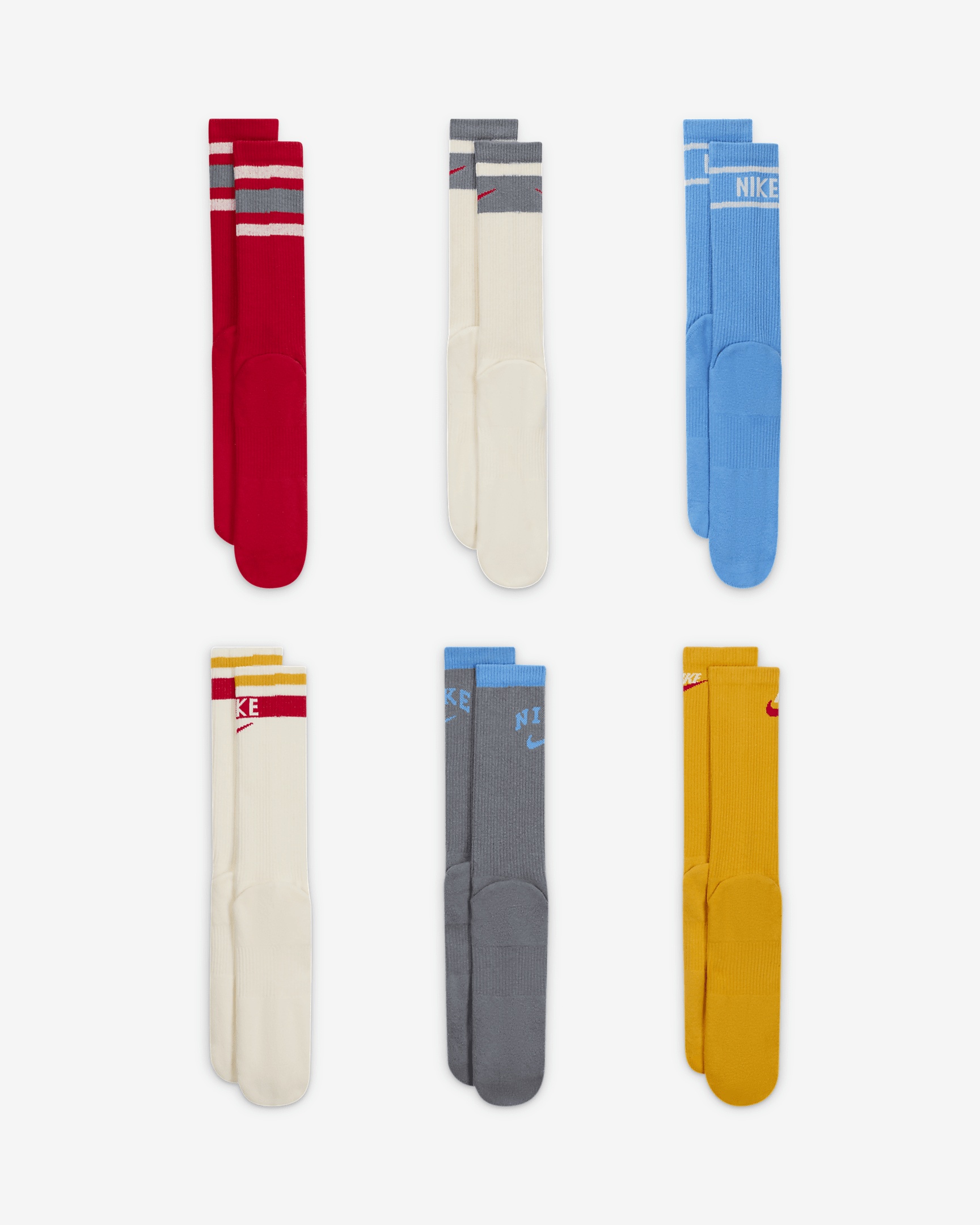 Nike Everyday Plus Cushioned Crew Socks (6 Pairs) - 3