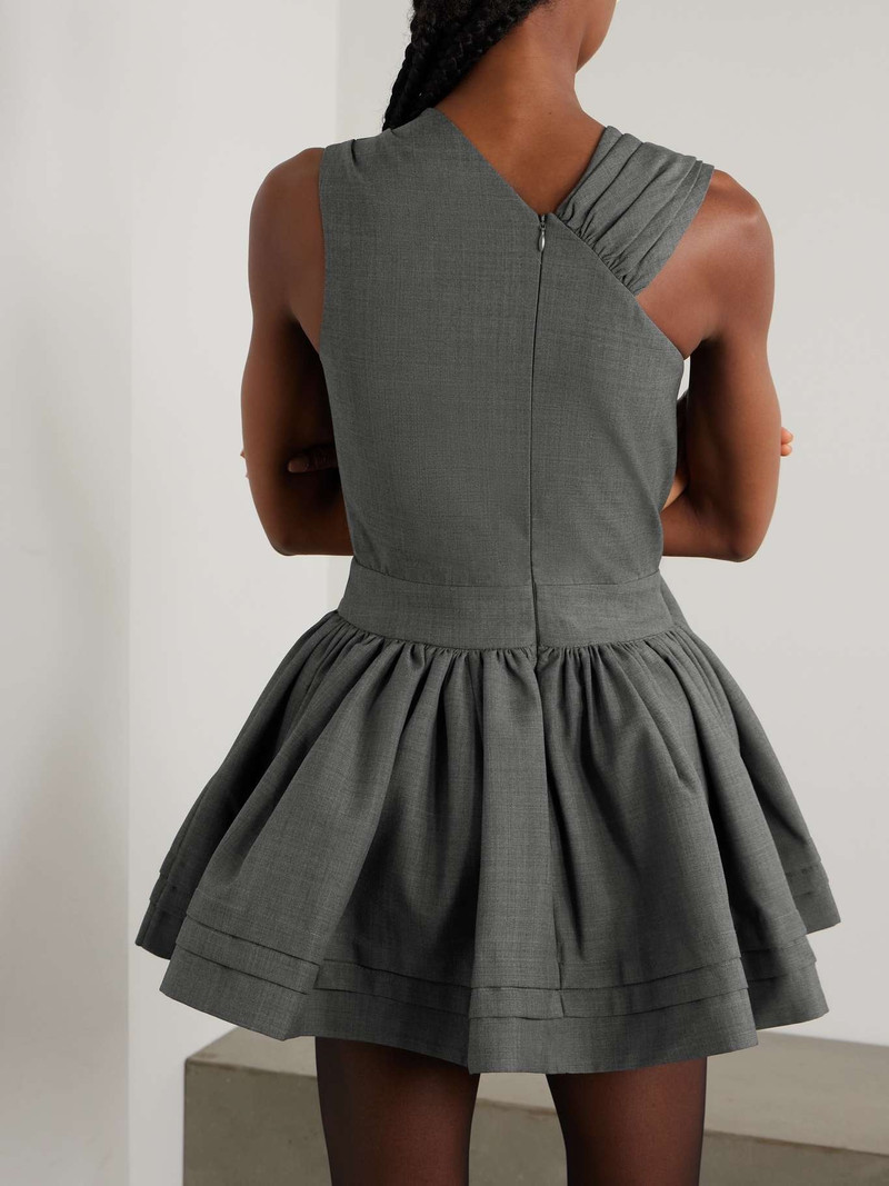 Gathered woven mini dress 3