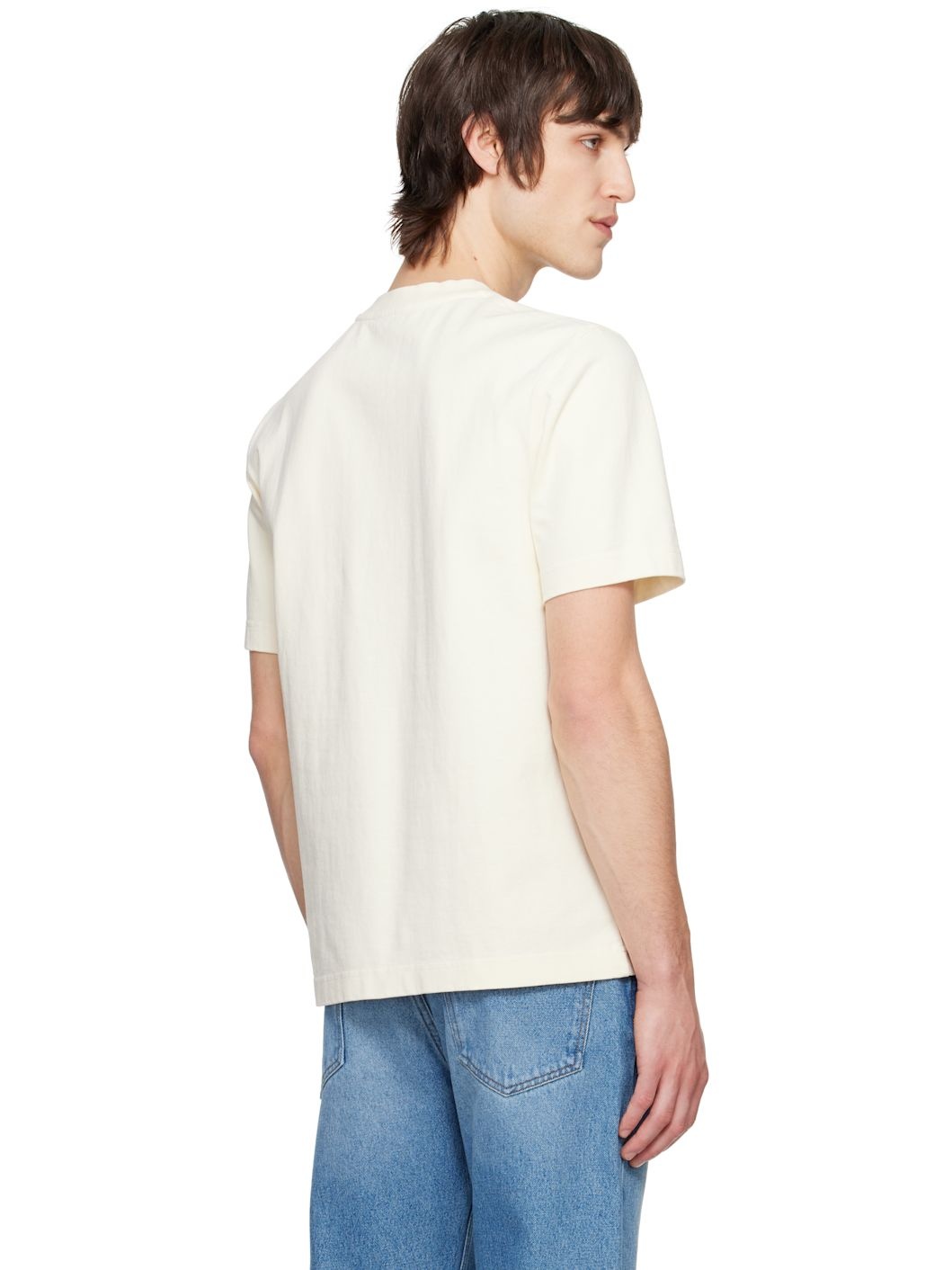 Beige Les Classiques 'The Gros Grain' T-shirt - 3