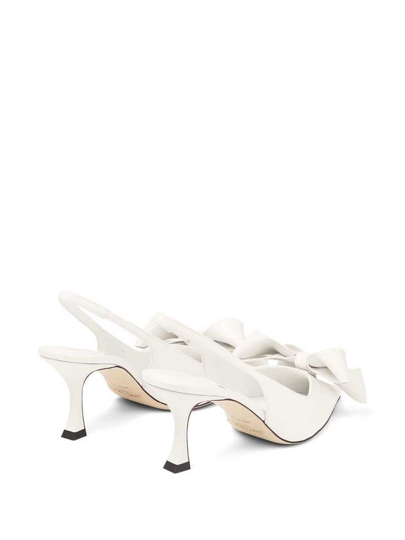 oversize-bow slingback pumps 3