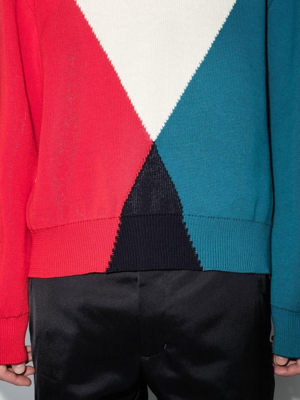 colour-block jumper - 4