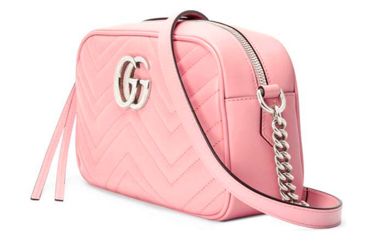 (WMNS) Gucci Marmont Series Bag Small-Size Pink 447632-DTD1Y-5815 - 2
