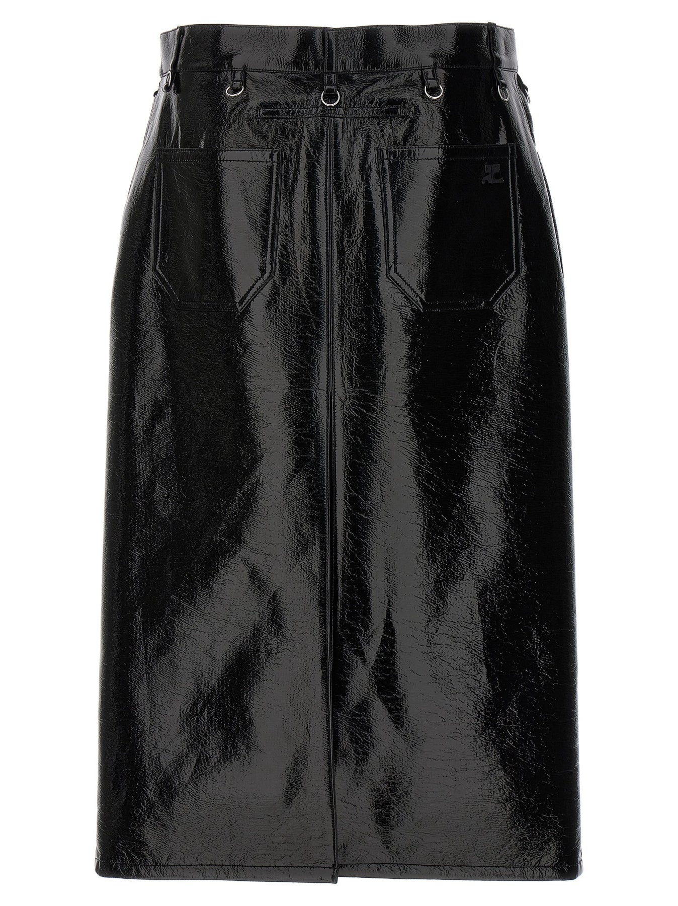 スカート COURREGES 'Multiflex' skirt Black  124CJU155VY0014 courrèges Multiflex Skirts Black | wananluxury | REVERSIBLE