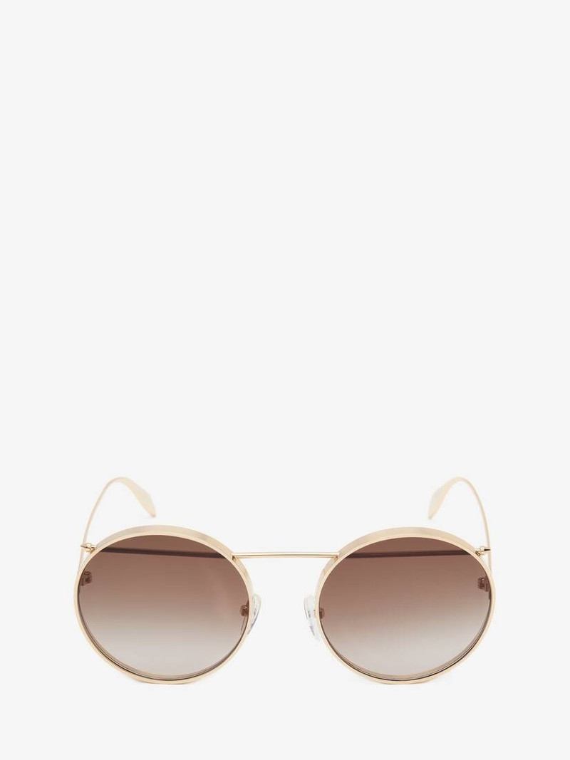 Metal Piercing Frame in Brown/gold 1