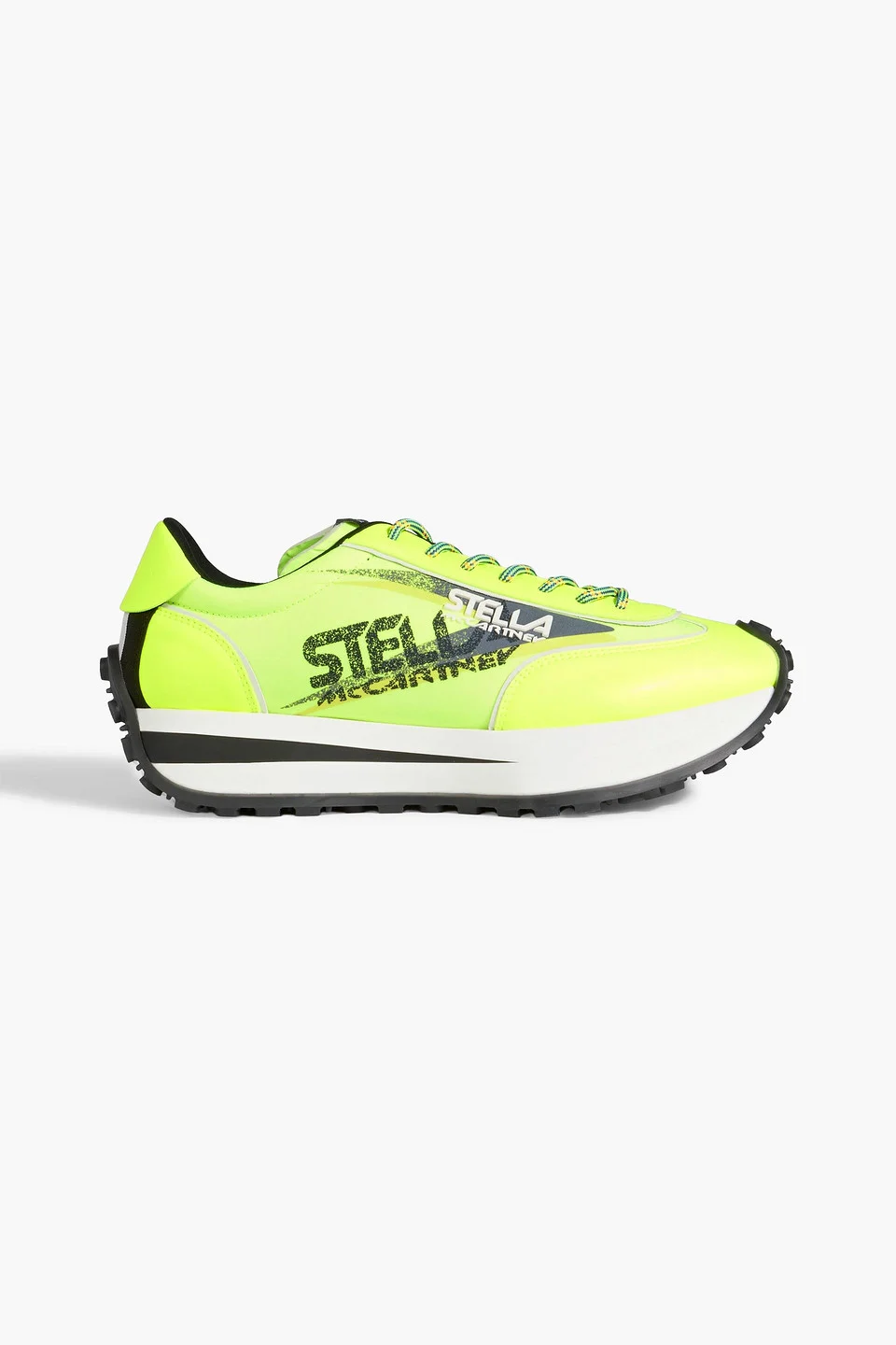 Reclypse neon printed shell sneakers - 1