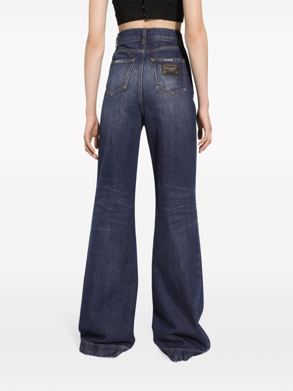 high-rise flared jeans - 5