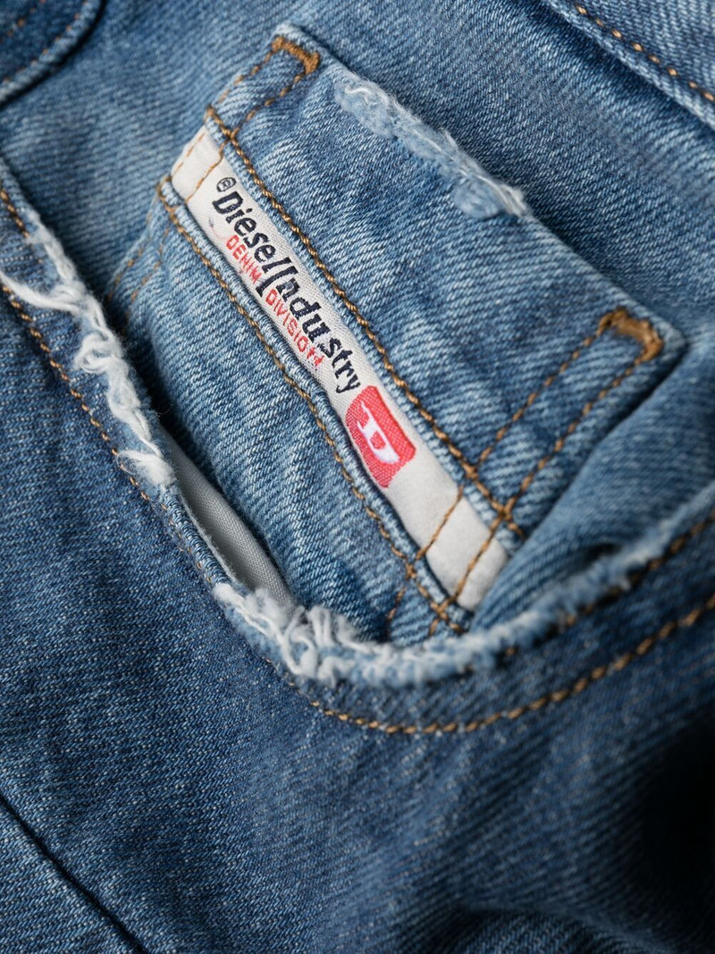 Slim D-Strukt panelled jeans 6