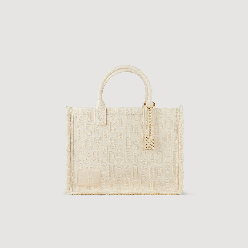 Sandro KASBAH EMBROIDERED SHOPPING BAG outlook