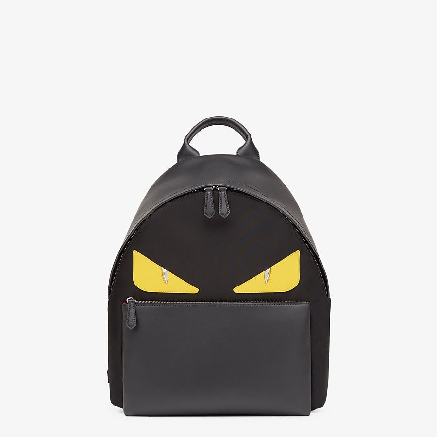 Backpack in black nylon - 1