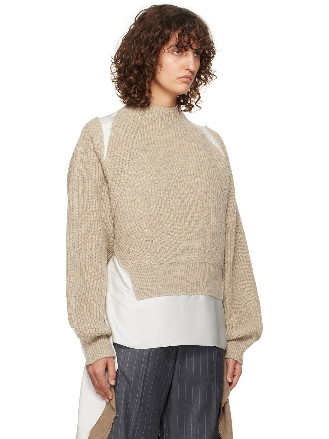 Beige UC2D1901 Sweater - 2