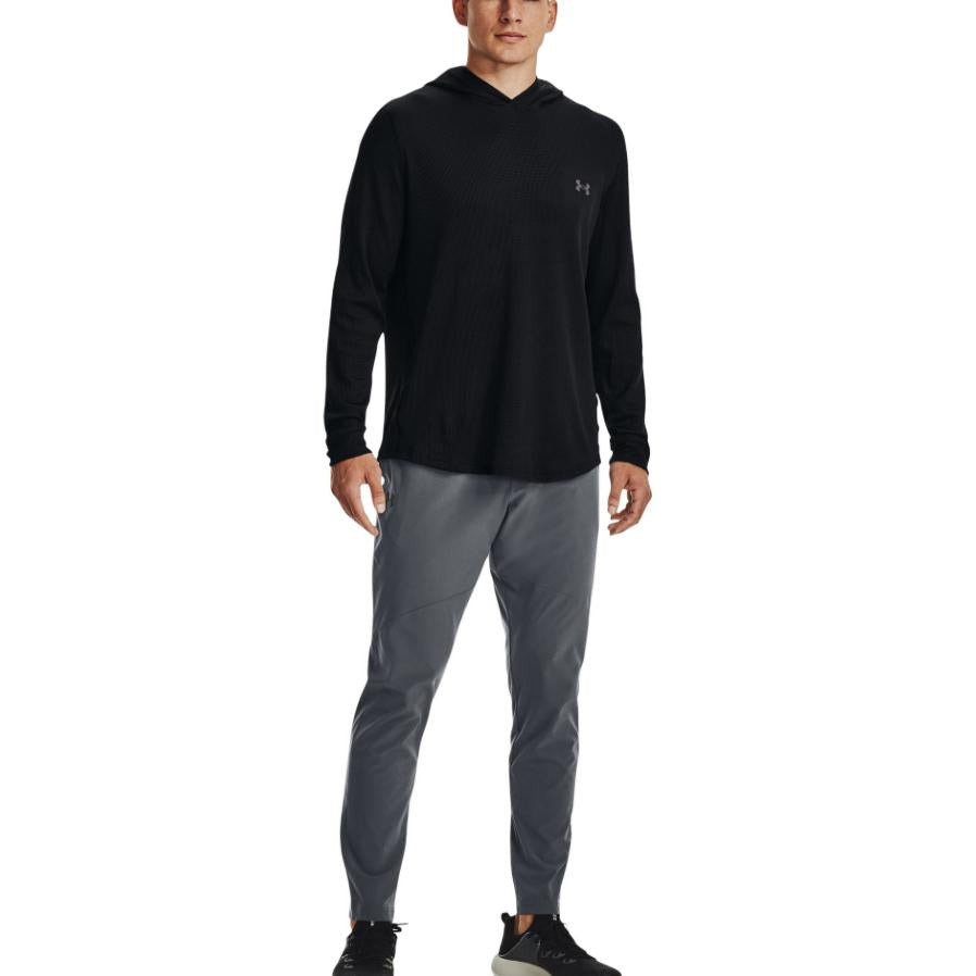 Under Armour Waffle Hoodie 'Black' 1302362-001 - 3