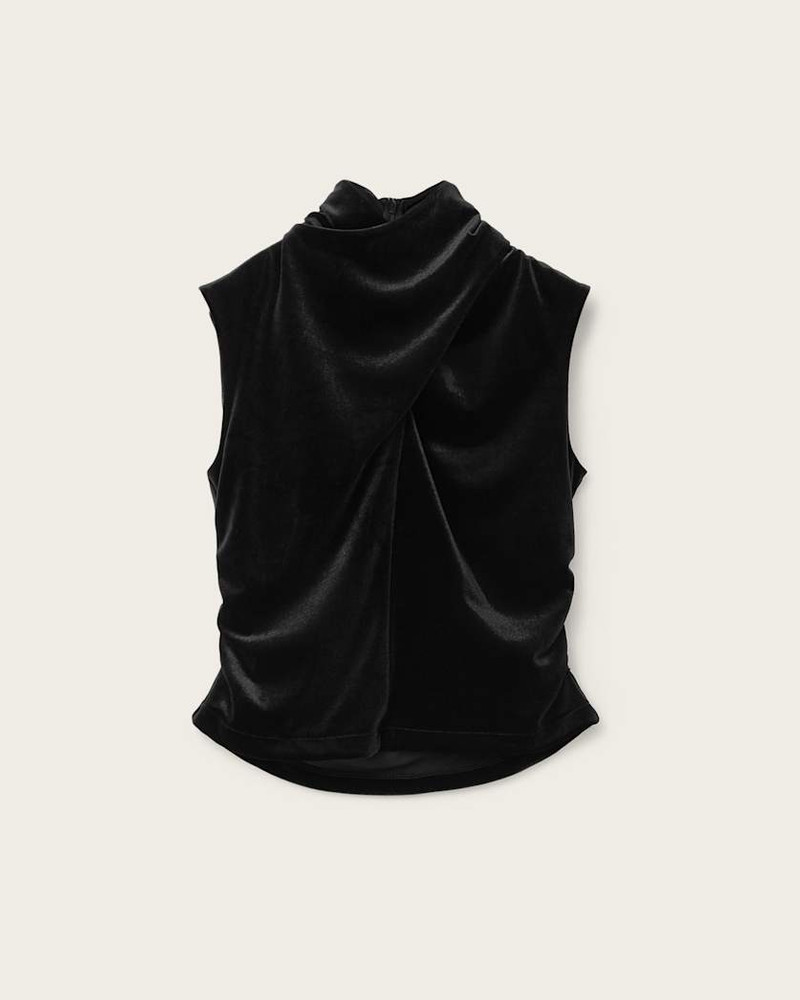 TIA VELVET SLEEVELESS TOP 1