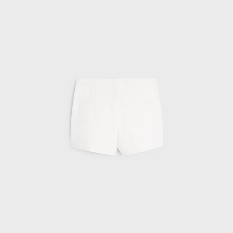 CELINE yachting mini shorts in cotton twill outlook