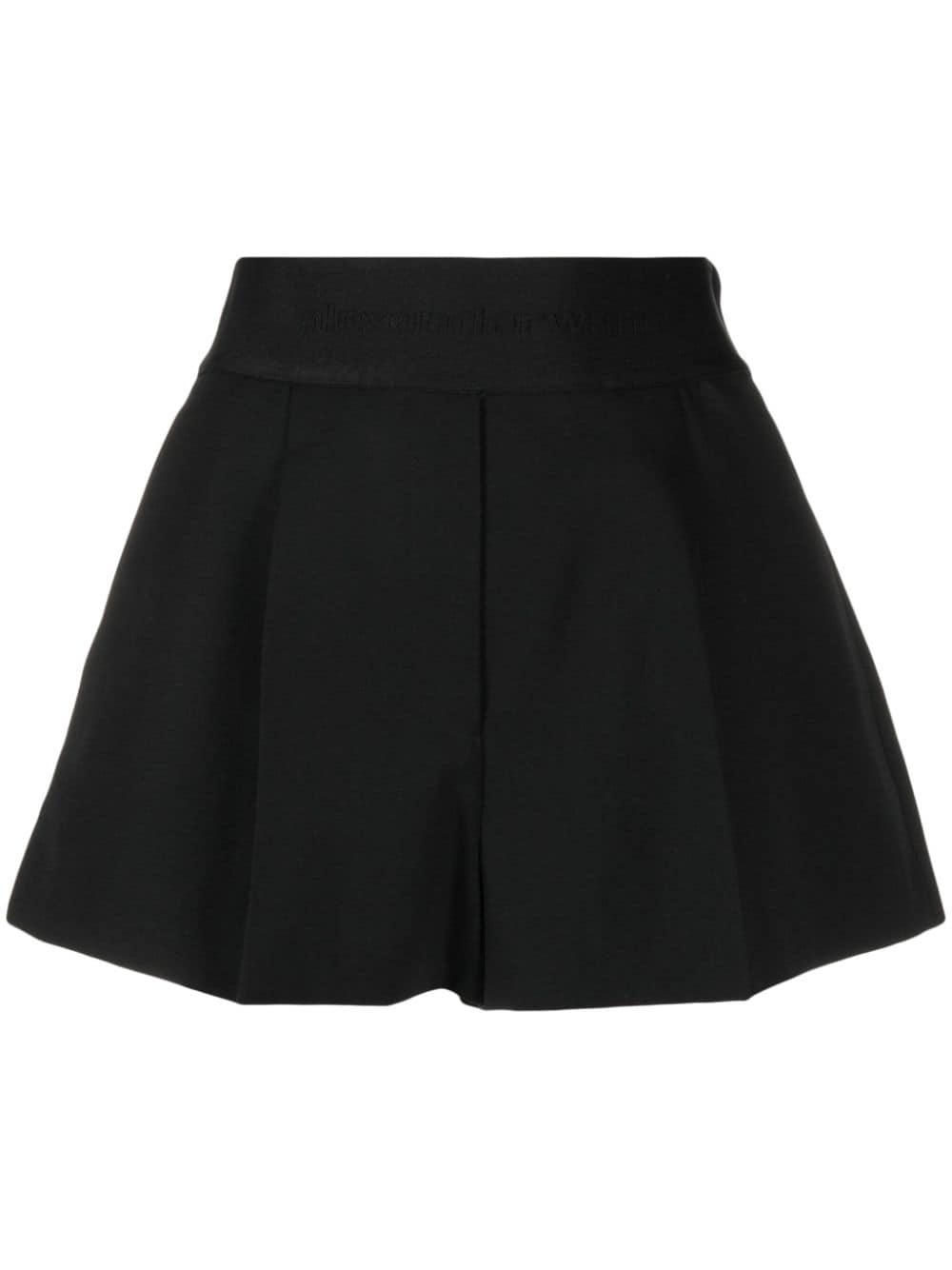 pleated wool tailored shorts - 1