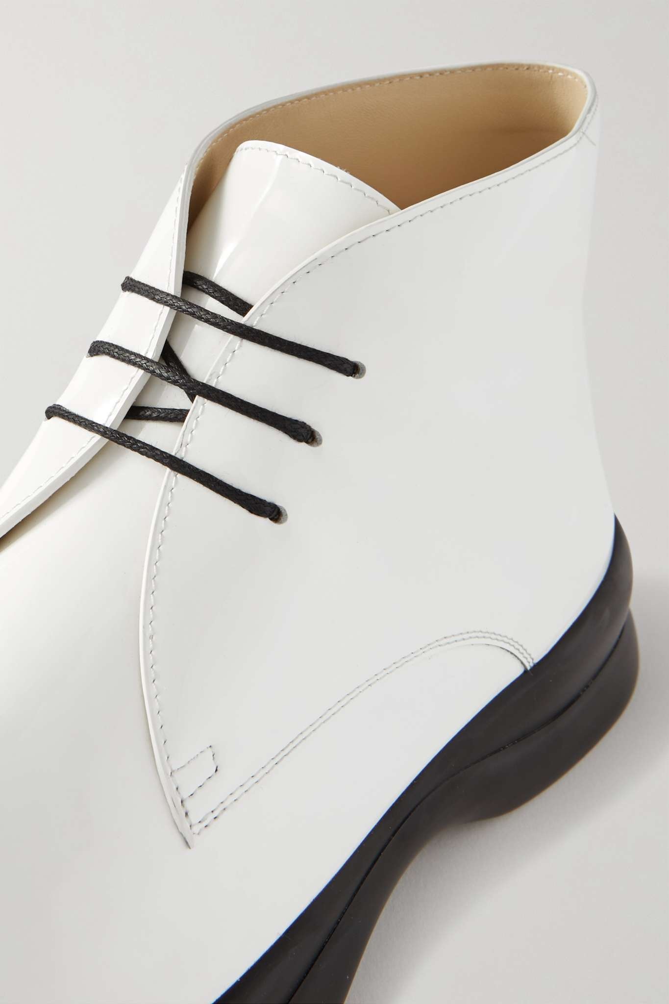 Town patent-leather ankle boots - 4